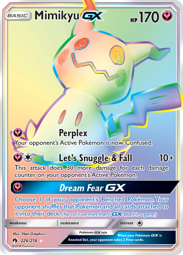 Mimikyu GX (226/214) [Sun & Moon: Lost Thunder] | Good Games North