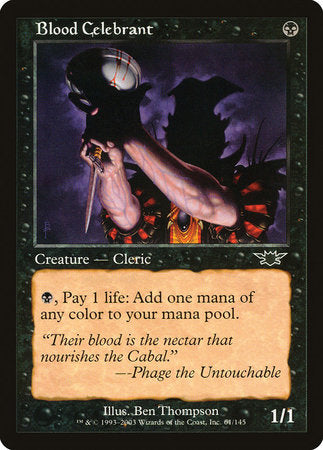 Blood Celebrant [Legions] | Good Games North