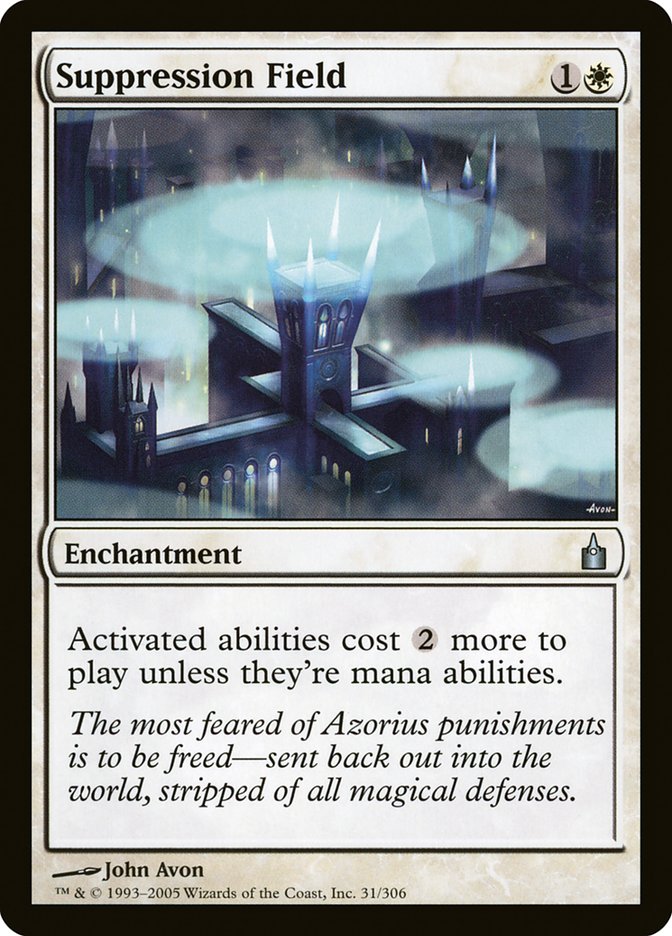 Suppression Field [Ravnica: City of Guilds] | Good Games North