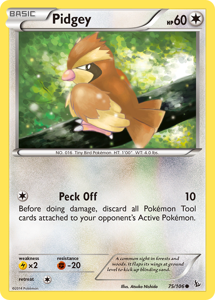 Pidgey (75/106) [XY: Flashfire] | Good Games North