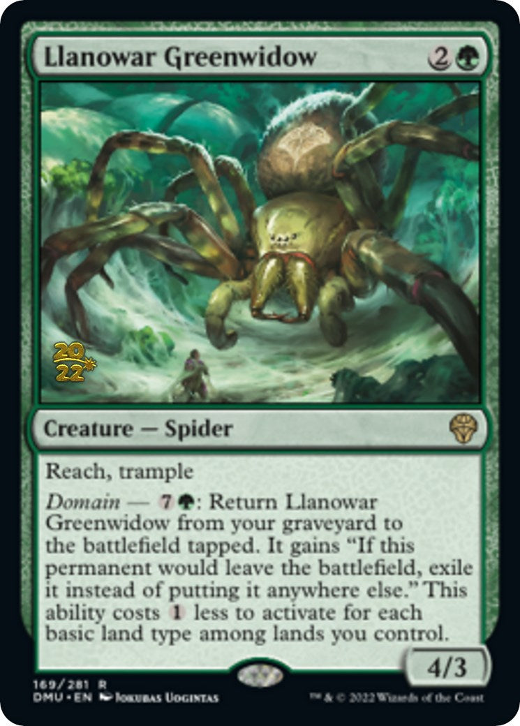 Llanowar Greenwidow [Dominaria United Prerelease Promos] | Good Games North