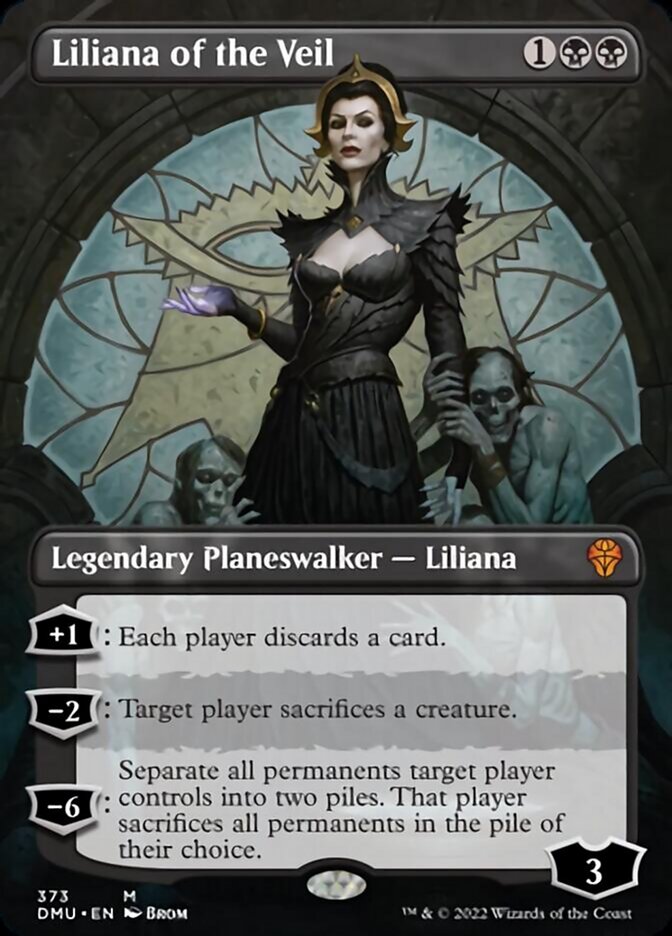 Liliana of the Veil (Borderless) [Dominaria United] | Good Games North