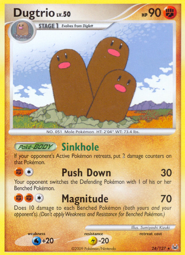 Dugtrio (24/127) [Platinum: Base Set] | Good Games North