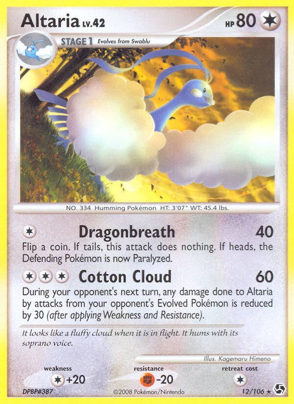 Altaria (12/106) [Diamond & Pearl: Great Encounters] | Good Games North