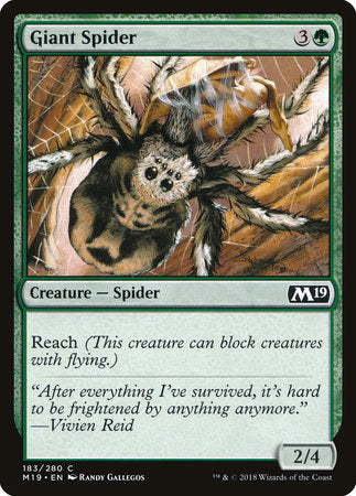 Giant Spider [Core Set 2019] | Good Games North