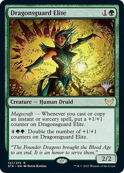 Dragonsguard Elite (Promo Pack) [Strixhaven: School of Mages Promos] | Good Games North