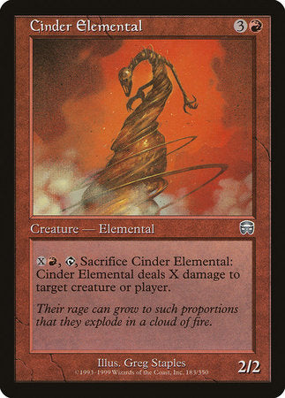 Cinder Elemental [Mercadian Masques] | Good Games North