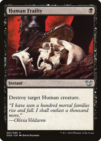 Human Frailty [Duel Decks: Blessed vs. Cursed] | Good Games North