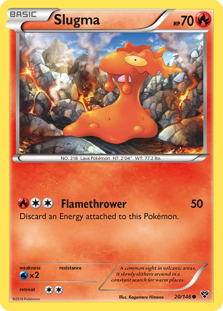 Slugma (20/146) [XY: Base Set] | Good Games North