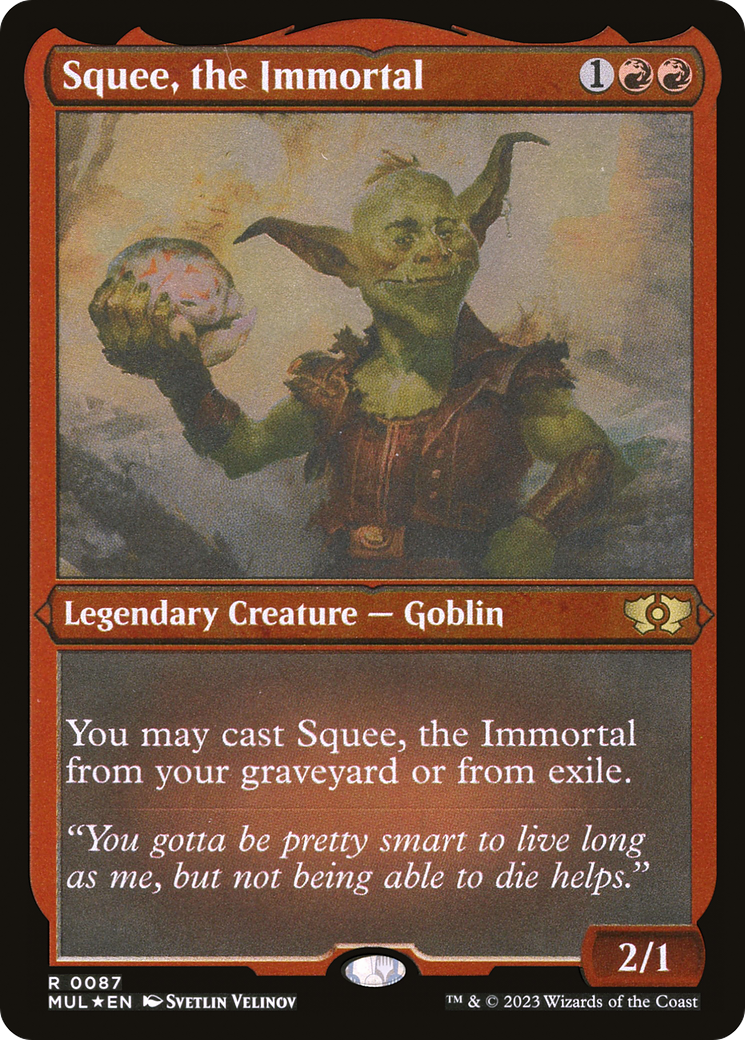 Squee, the Immortal (Foil Etched) [Multiverse Legends] | Good Games North