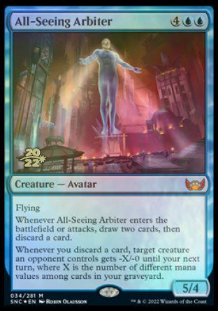 All-Seeing Arbiter [Streets of New Capenna Prerelease Promos] | Good Games North
