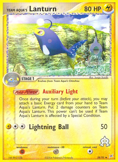 Team Aqua's Lanturn (28/95) [EX: Team Magma vs Team Aqua] | Good Games North
