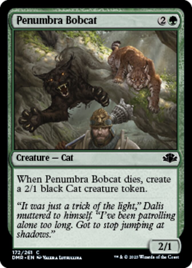 Penumbra Bobcat [Dominaria Remastered] | Good Games North