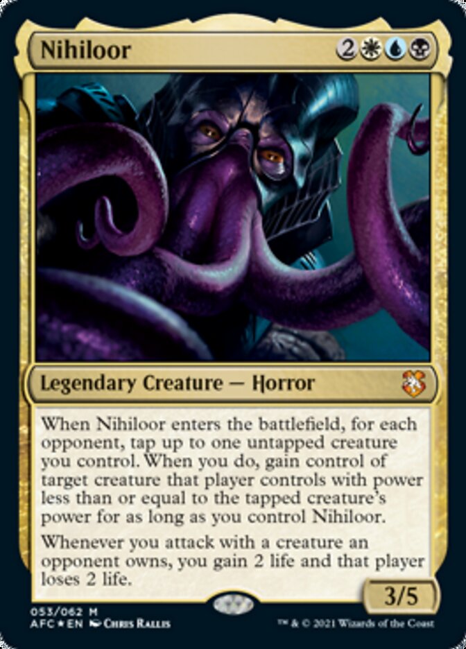 Nihiloor [Dungeons & Dragons: Adventures in the Forgotten Realms Commander] | Good Games North