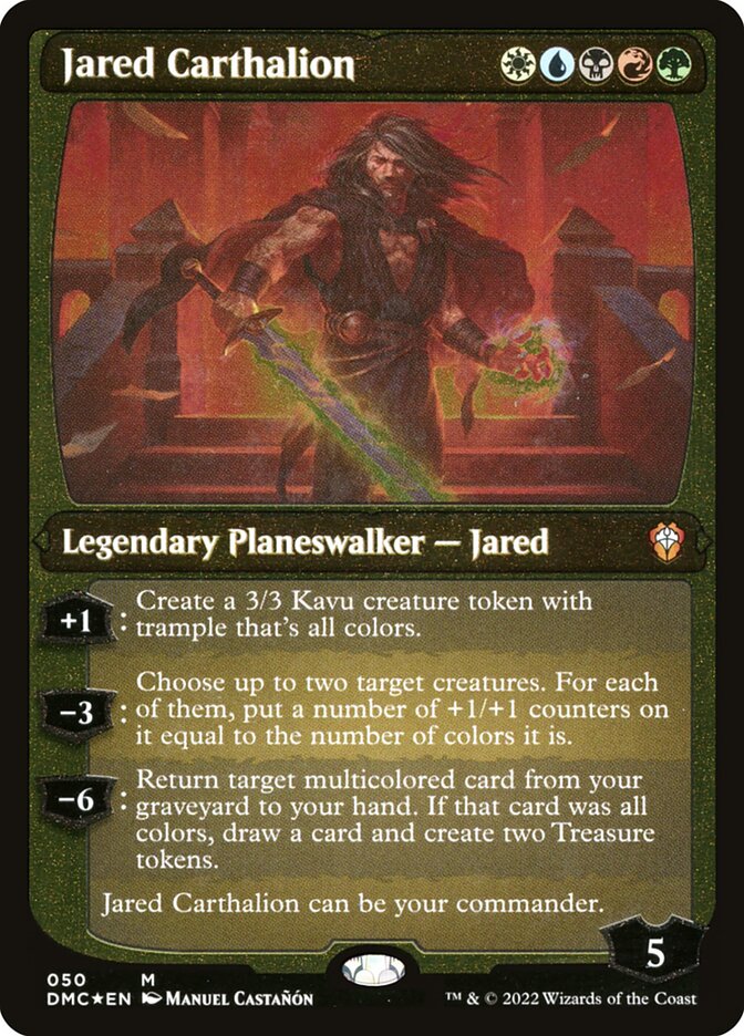 Jared Carthalion (Showcase Display Commander) [Dominaria United Commander] | Good Games North
