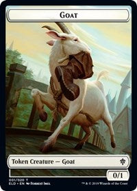 Goat // Food (18) Double-sided Token [Throne of Eldraine Tokens] | Good Games North