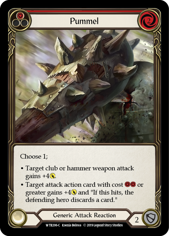 Pummel (Red) [WTR206-C] Alpha Print Rainbow Foil | Good Games North