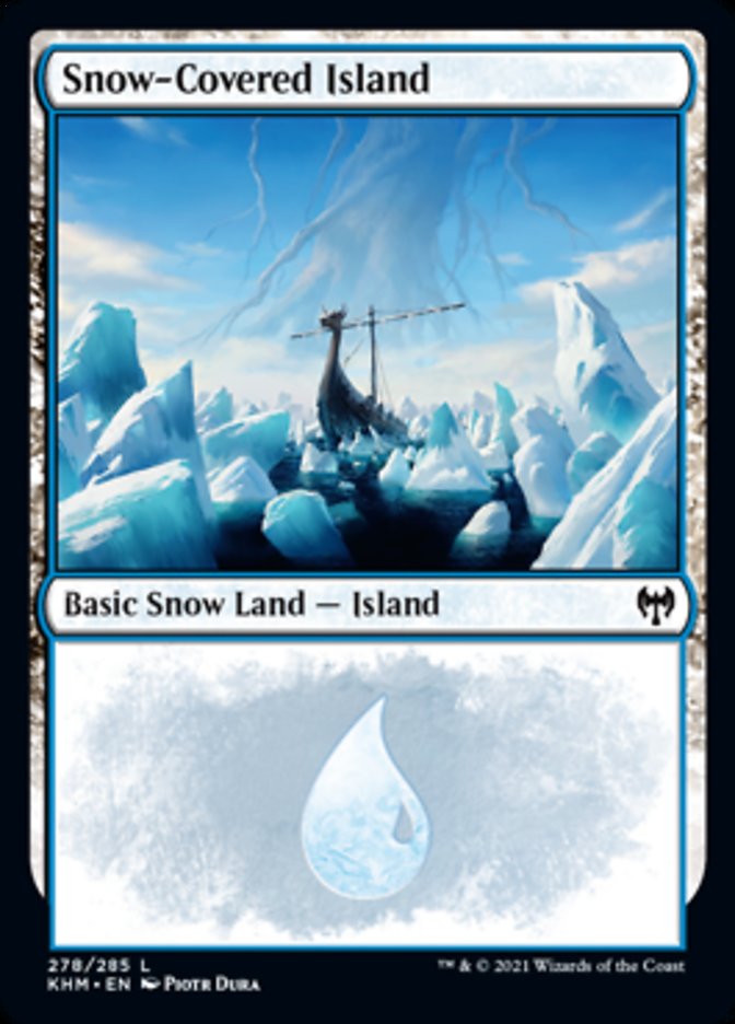 Snow-Covered Island (278) [Kaldheim] | Good Games North