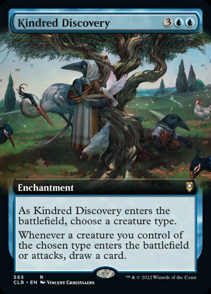 Kindred Discovery (Extended Art) [Commander Legends: Battle for Baldur's Gate] | Good Games North