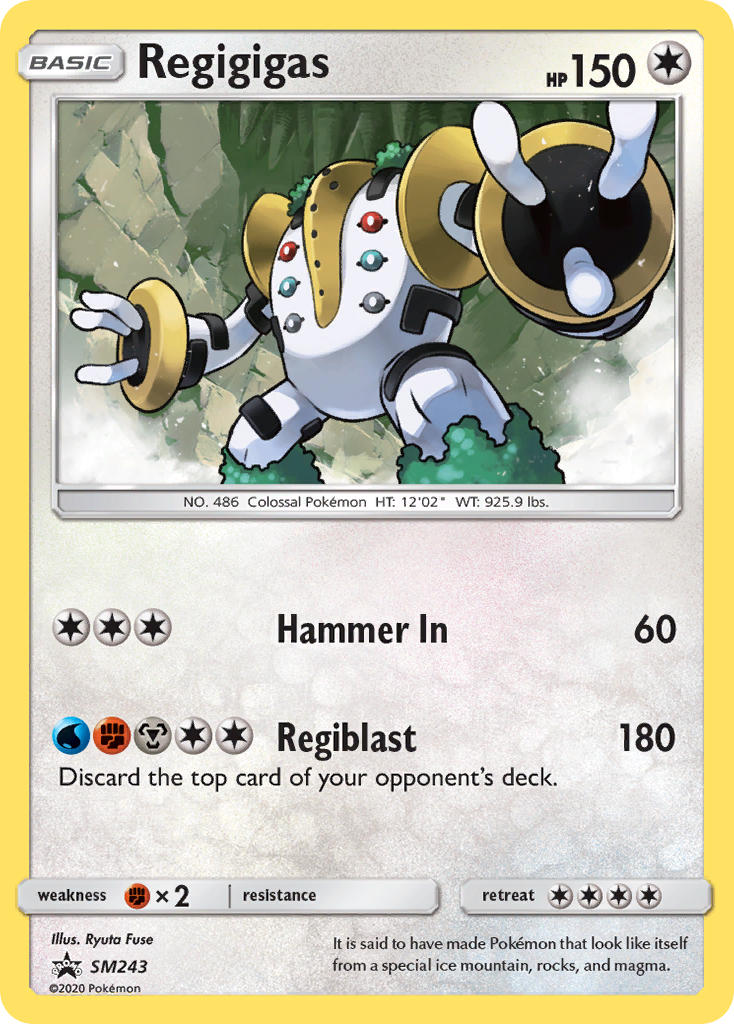 Regigigas (SM243) [Sun & Moon: Black Star Promos] | Good Games North