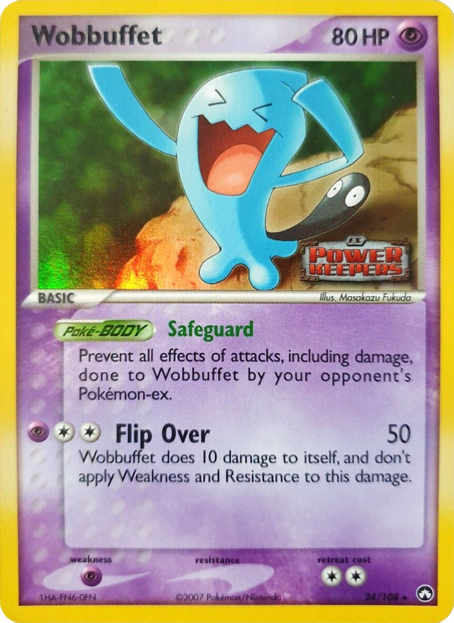 Wobbuffet (24/108) (Stamped) [EX: Power Keepers] | Good Games North