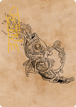 Decanter of Endless Water Art Card (Gold-Stamped Signature) [Commander Legends: Battle for Baldur's Gate Art Series] | Good Games North