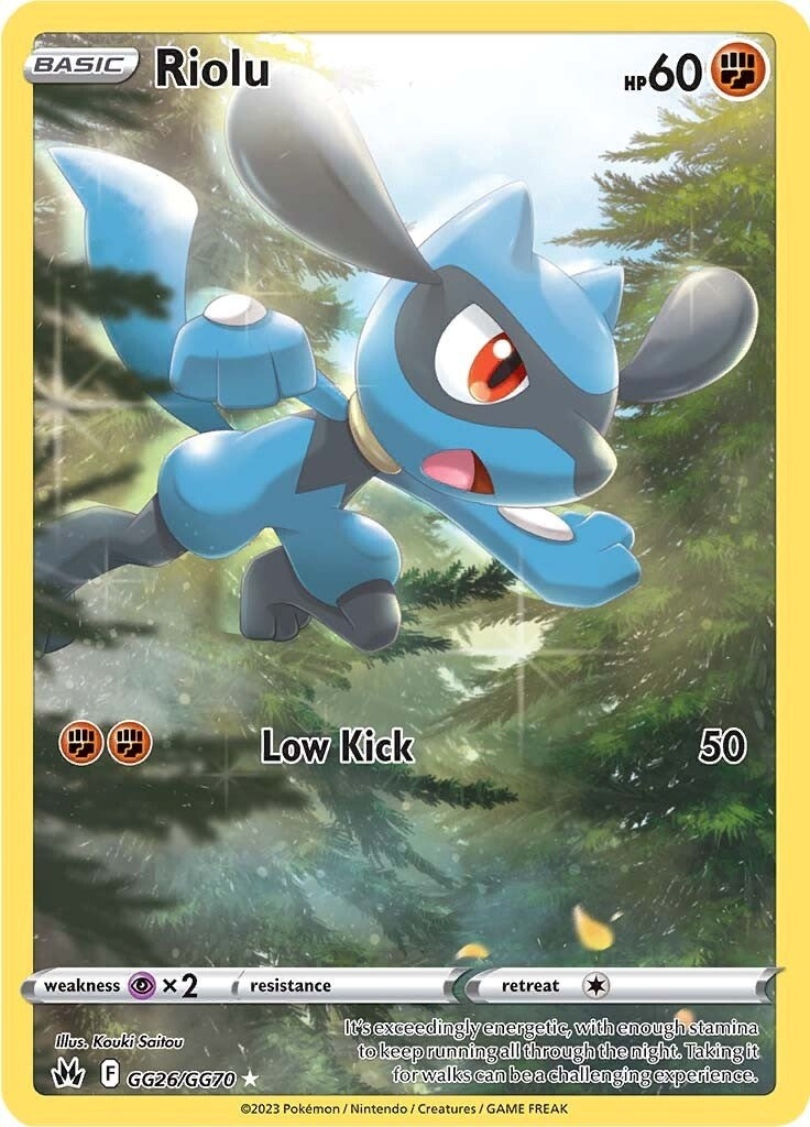 Riolu (GG26/GG70) [Sword & Shield: Crown Zenith] | Good Games North