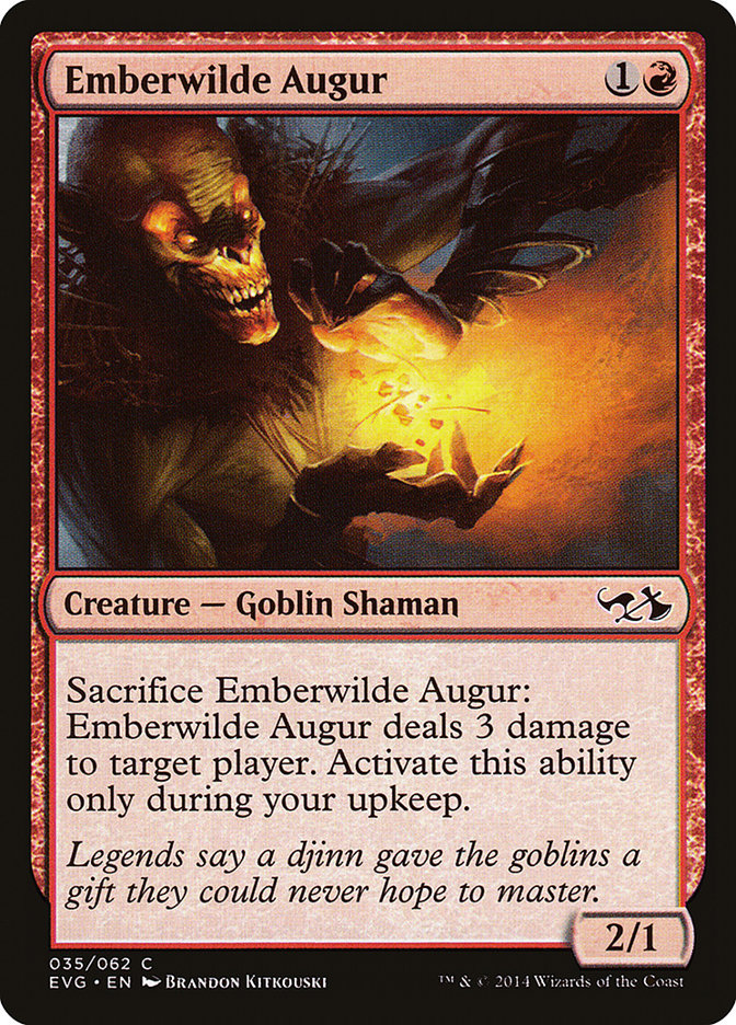 Emberwilde Augur (Elves vs. Goblins) [Duel Decks Anthology] | Good Games North