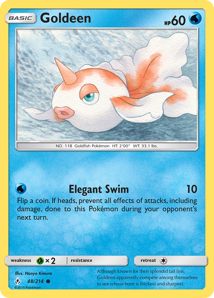 Goldeen (48/214) [Sun & Moon: Unbroken Bonds] | Good Games North