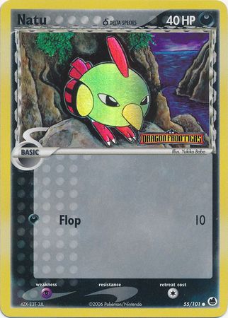 Natu (55/101) (Delta Species) (Stamped) [EX: Dragon Frontiers] | Good Games North