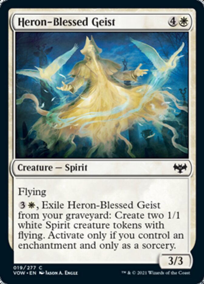Heron-Blessed Geist [Innistrad: Crimson Vow] | Good Games North