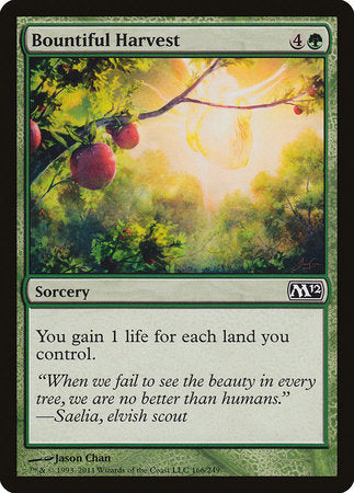 Bountiful Harvest [Magic 2012] | Good Games North