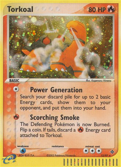 Torkoal (12/97) [EX: Dragon] | Good Games North