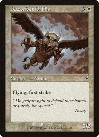 Razorfoot Griffin [Invasion] | Good Games North