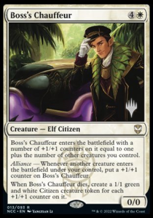 Boss's Chauffeur (Promo Pack) [Streets of New Capenna Commander Promos] | Good Games North