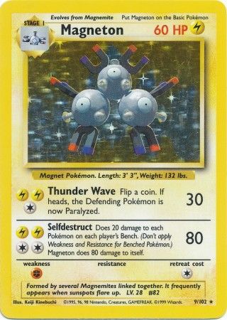 Magneton (9/102) [Base Set Unlimited] | Good Games North