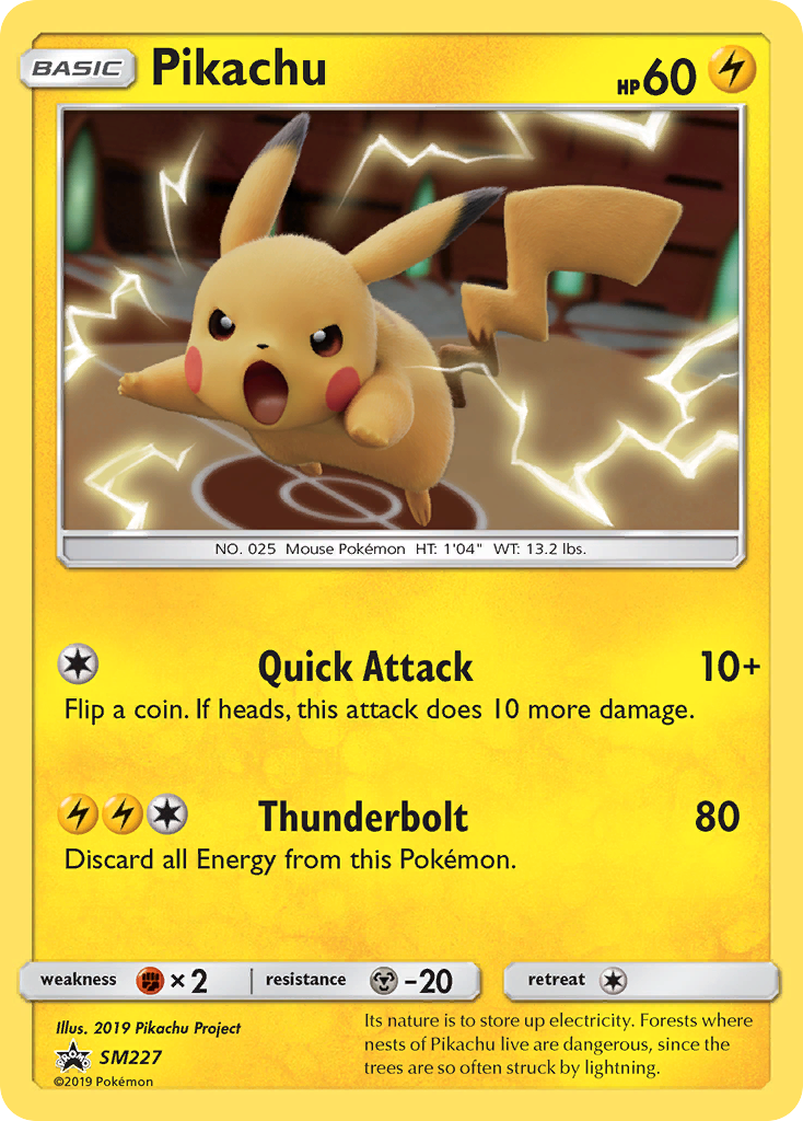Pikachu (SM227) [Sun & Moon: Black Star Promos] | Good Games North