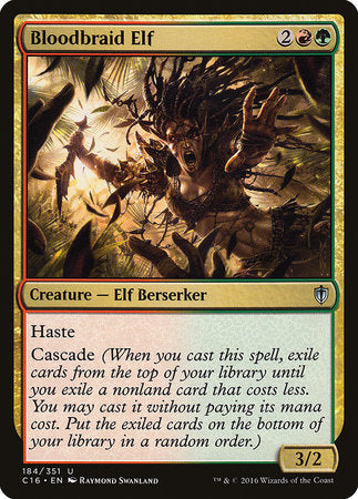 Bloodbraid Elf [Commander 2016] | Good Games North