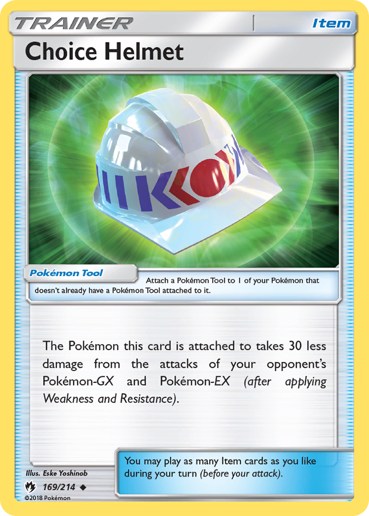 Choice Helmet (169/214) [Sun & Moon: Lost Thunder] | Good Games North