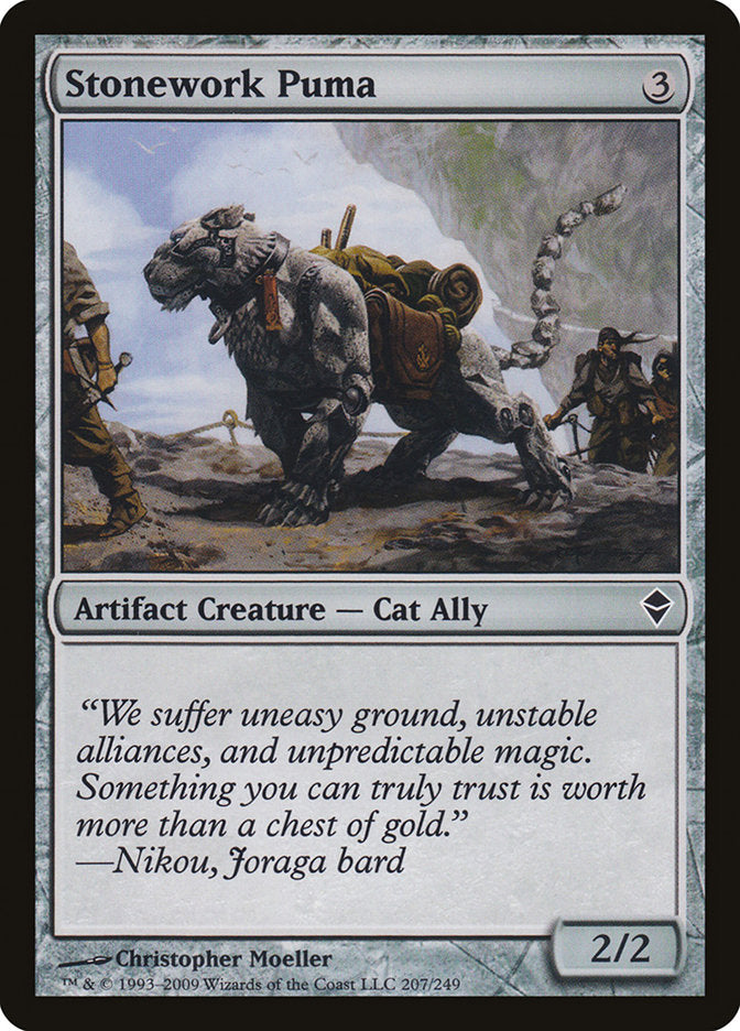 Stonework Puma [Zendikar] | Good Games North