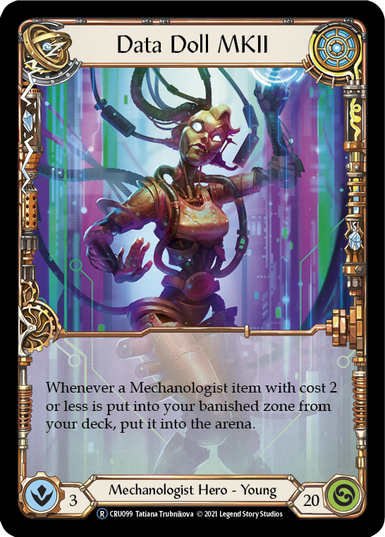 Data Doll MKII [U-CRU099-RF] Unlimited Rainbow Foil | Good Games North