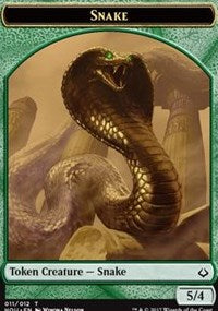 Snake // Zombie Double-sided Token [Hour of Devastation Tokens] | Good Games North