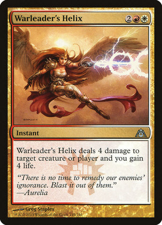Warleader's Helix [Dragon's Maze] | Good Games North