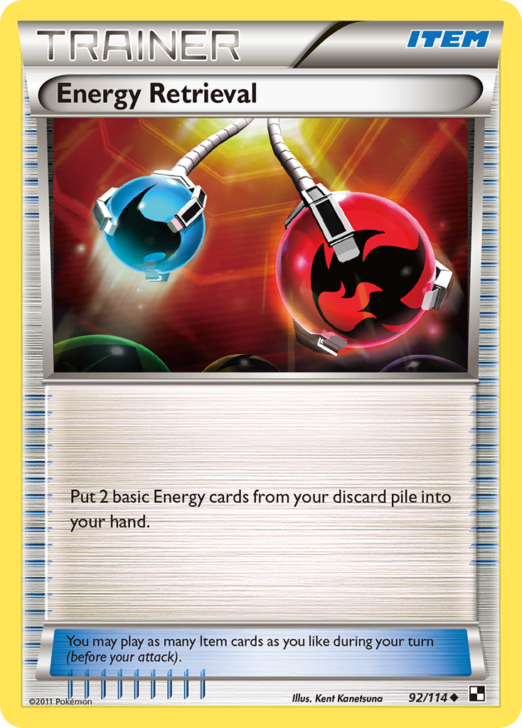 Energy Retrieval (92/114) [Black & White: Base Set] | Good Games North