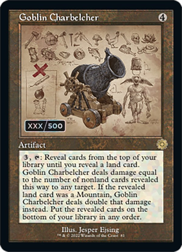 Goblin Charbelcher (Retro Schematic) (Serial Numbered) [The Brothers' War Retro Artifacts] | Good Games North