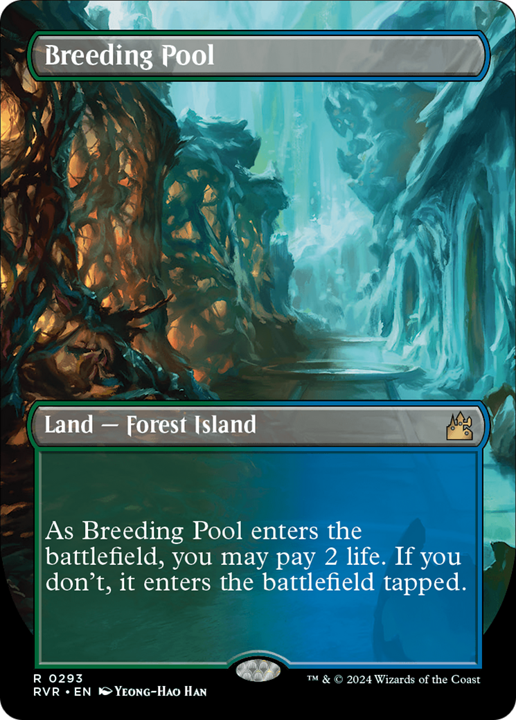 Breeding Pool (Borderless) [Ravnica Remastered] | Good Games North