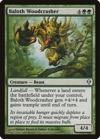 Baloth Woodcrasher [Zendikar] | Good Games North