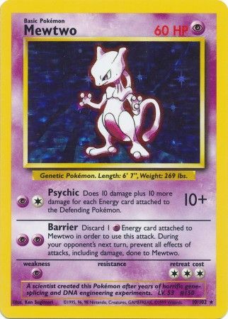 Mewtwo (10/102) [Base Set Unlimited] | Good Games North