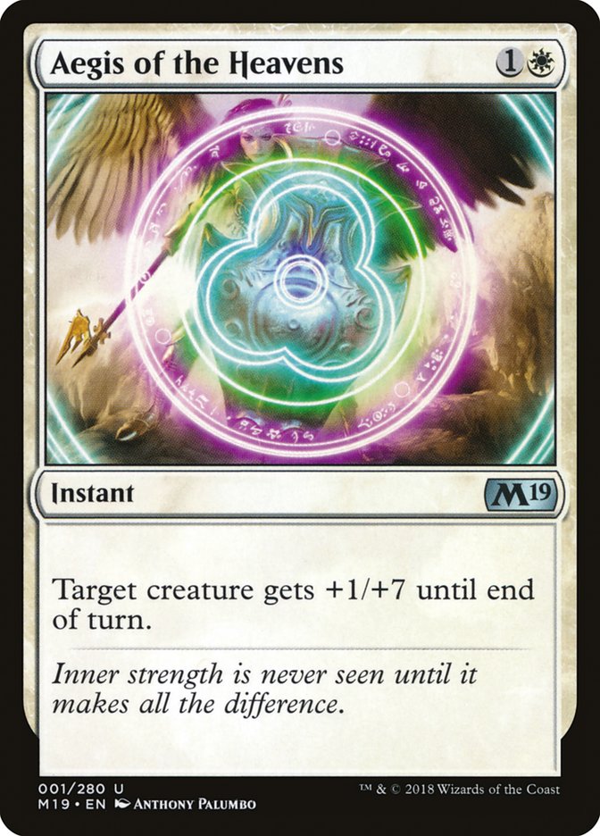 Aegis of the Heavens [Core Set 2019] | Good Games North