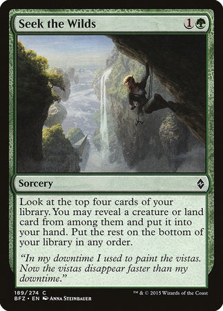 Seek the Wilds [Battle for Zendikar] | Good Games North